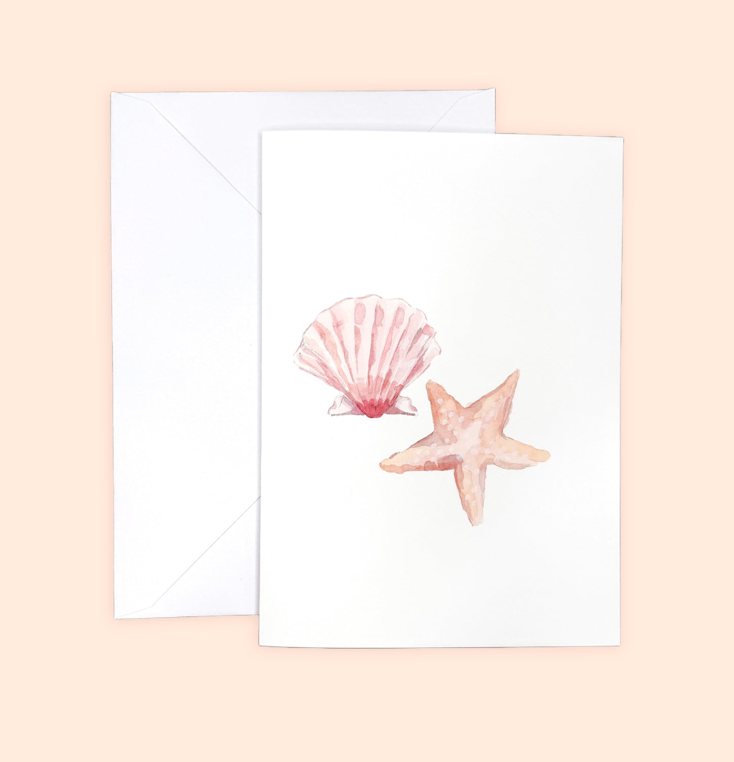 Summer Assorted Greeting Card Set – Set of 5 Blank Watercolor Card