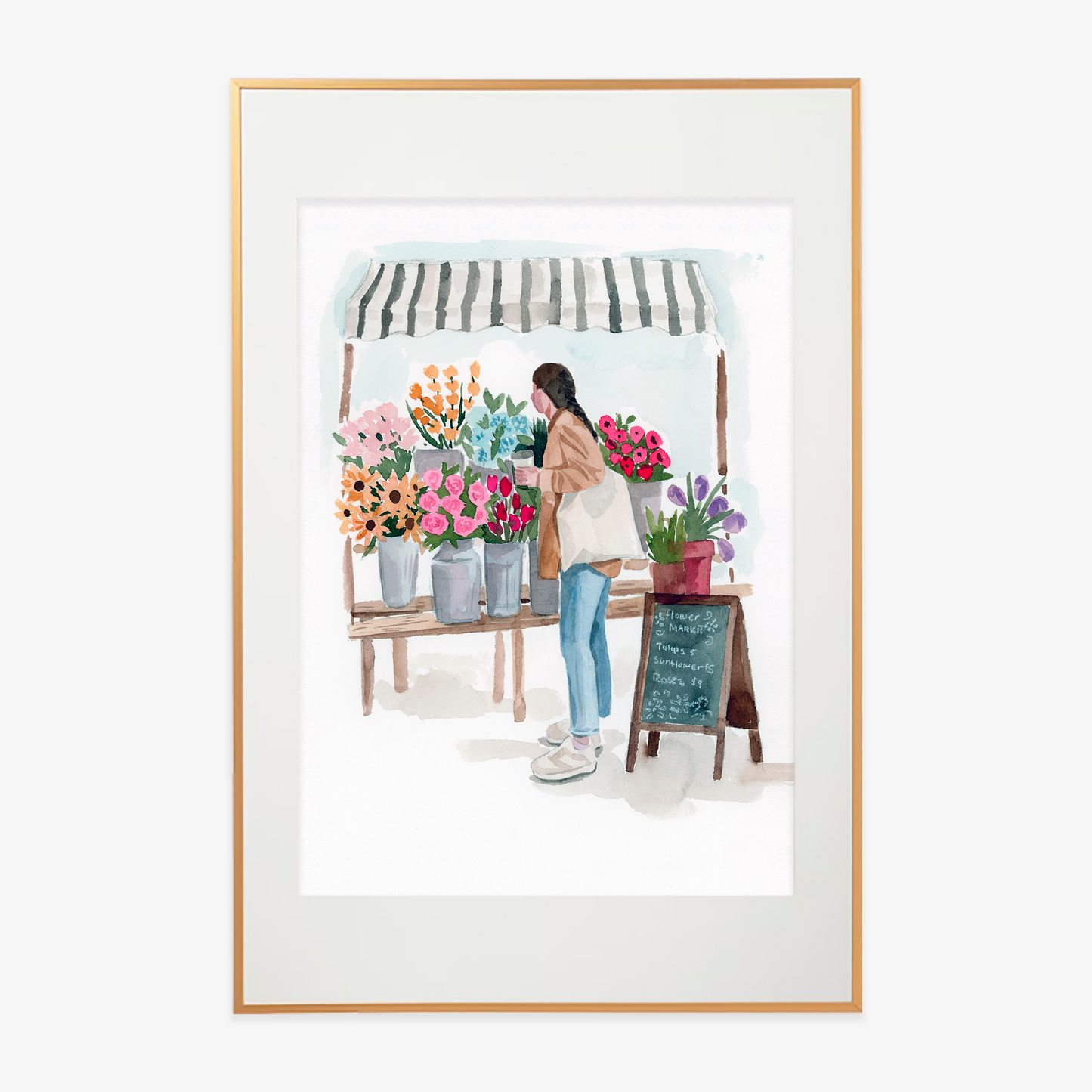 Flower Market Print