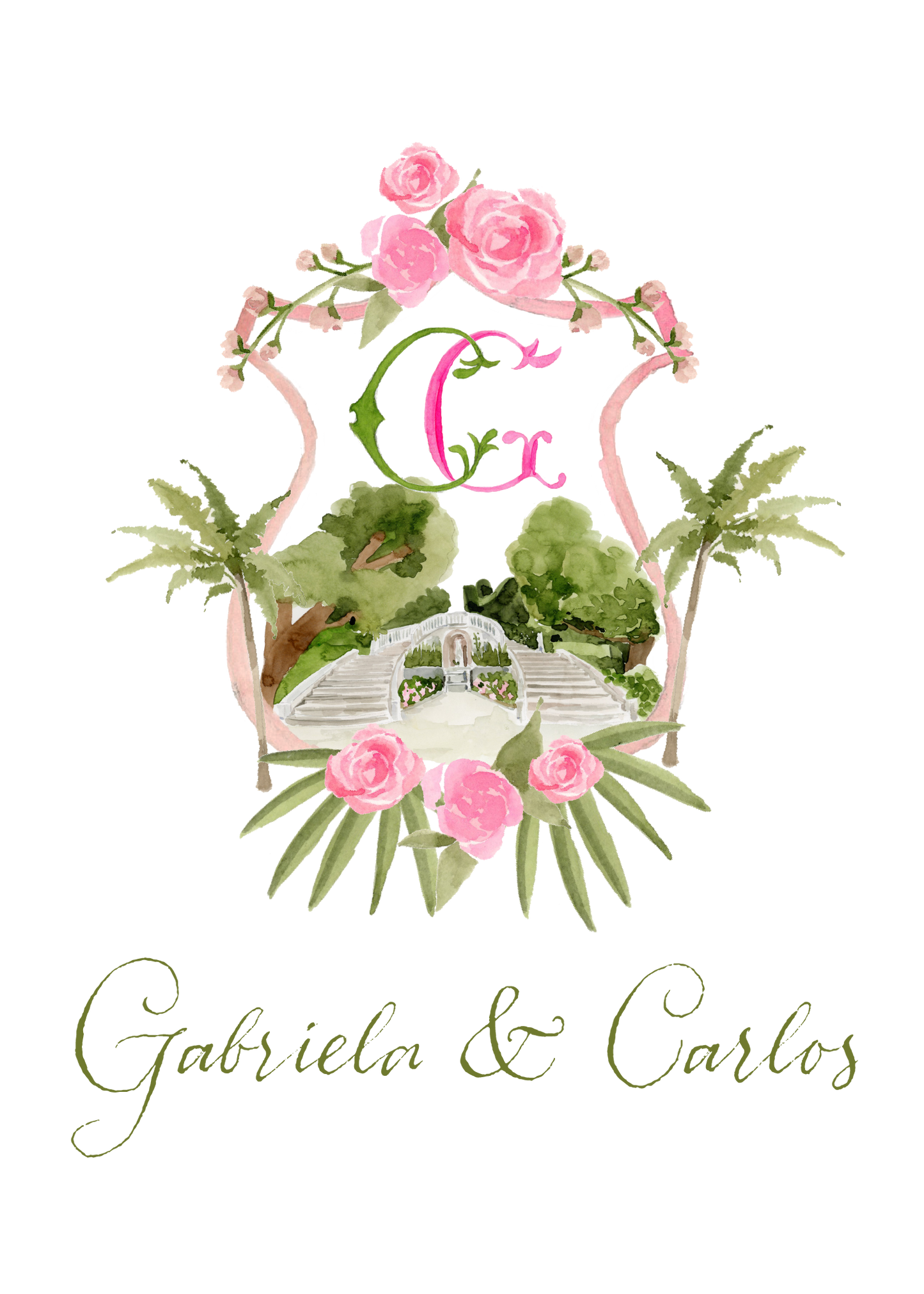 Custom Monogram | personalized Crest for Weddings, Anniversaries & Special Occasions