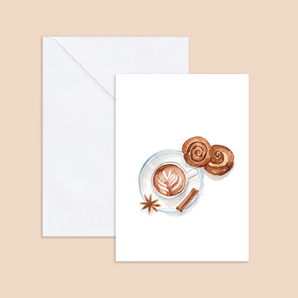A Cozy Treat Notecard