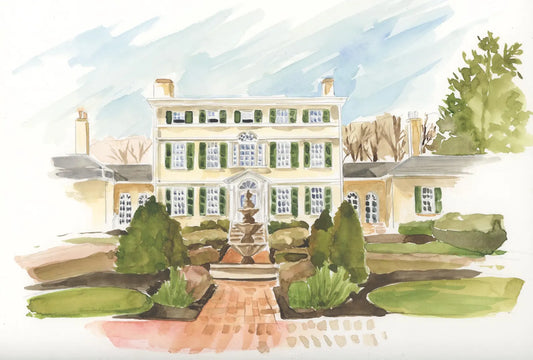 Custom Wedding Venue Illustration