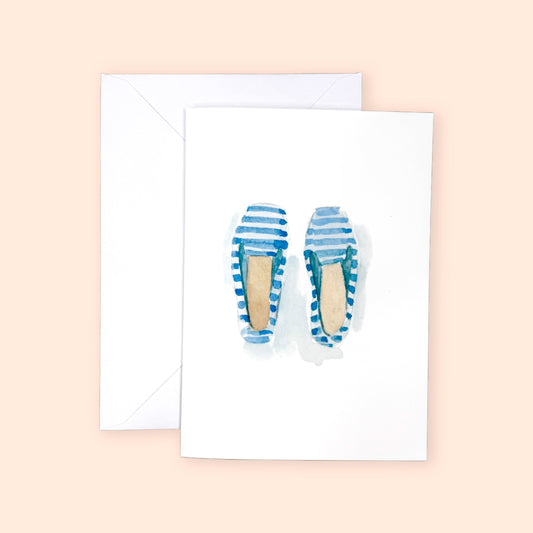 Summer Assorted Greeting Card Set – Set of 5 Blank Watercolor Card