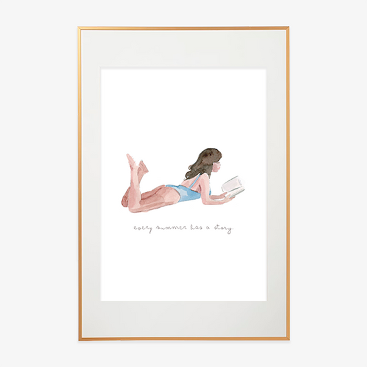 Every Summer has a Story - Watercolor Print