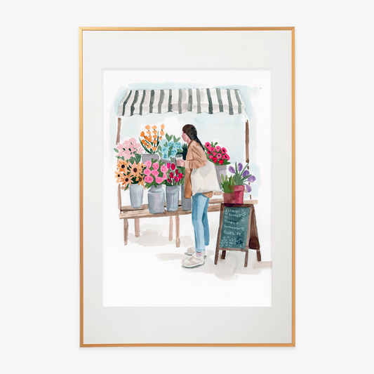 Flower Market Print