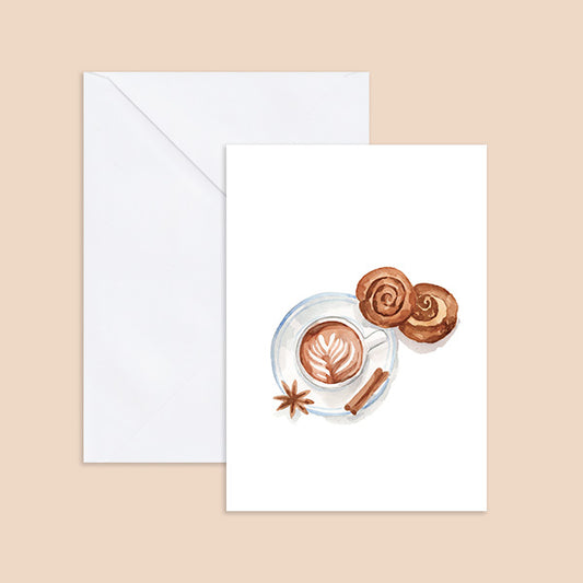 A Cozy Treat Notecard
