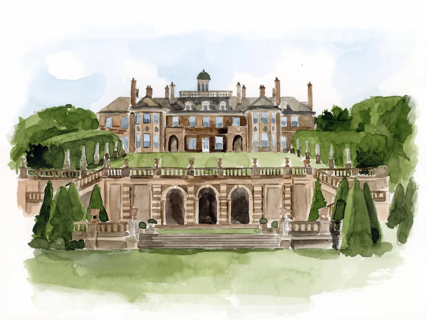 Custom Wedding Venue Illustration