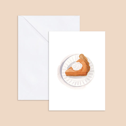 Pumkin Pie Notecard